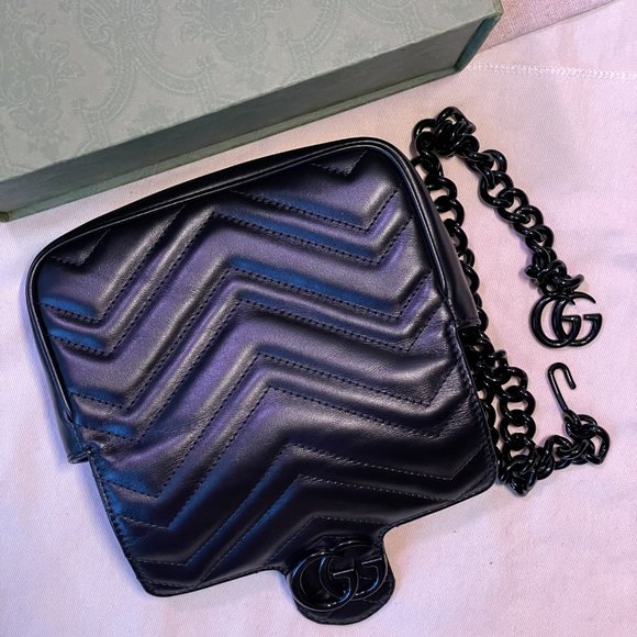 Gucci GG Marmont Belt Bag in Black Leather - Brand New without Tags - Picture 2 of 7